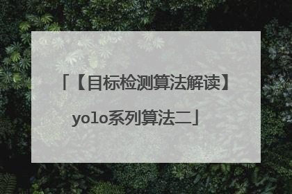 【目标检测算法解读】yolo系列算法二