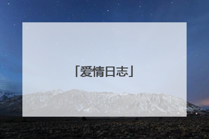 爱情日志