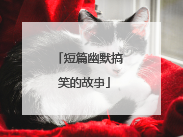短篇幽默搞笑的故事