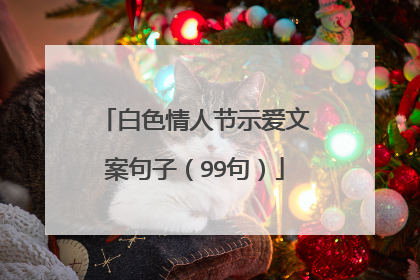 白色情人节示爱文案句子（99句）