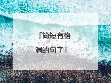 简短有格调的句子