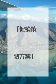 促销策划方案