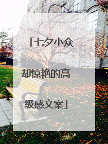 七夕小众却惊艳的高级感文案