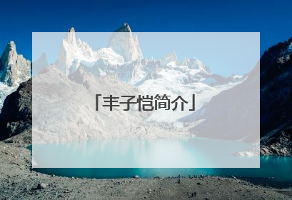 丰子恺简介