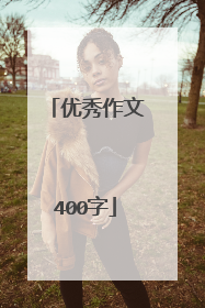 优秀作文400字