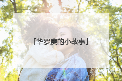 华罗庚的小故事