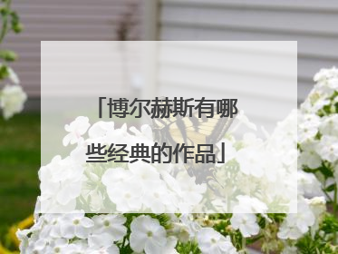 博尔赫斯有哪些经典的作品