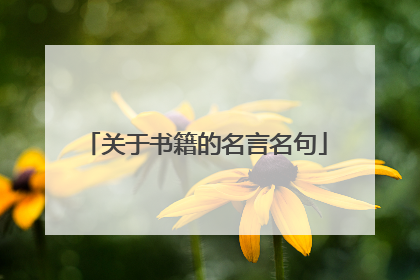 关于书籍的名言名句