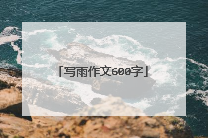 写雨作文600字