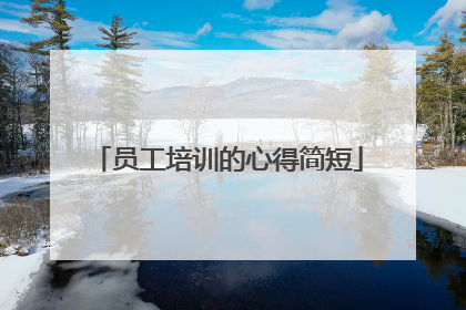 员工培训的心得简短