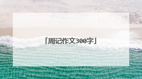周记作文300字