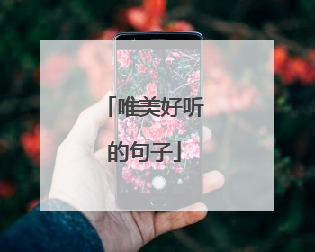 唯美好听的句子