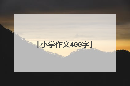 小学作文400字