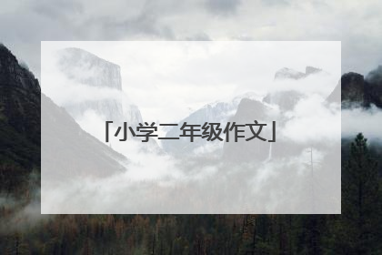小学二年级作文