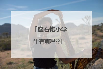 座右铭小学生有哪些?