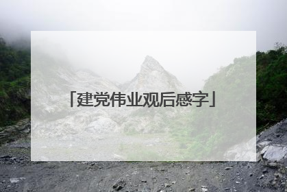 建党伟业观后感字