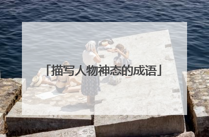 描写人物神态的成语