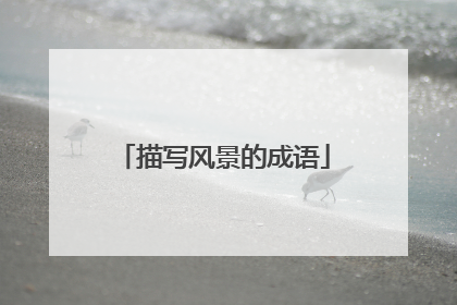 描写风景的成语