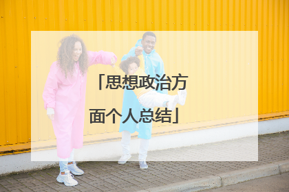 思想政治方面个人总结