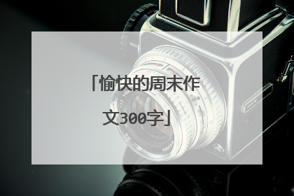 愉快的周末作文300字
