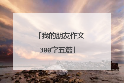 我的朋友作文300字五篇