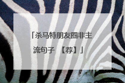 杀马特朋友圈非主流句子 【荐】