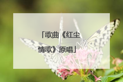 歌曲《红尘情歌》原唱