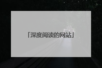 深度阅读的网站