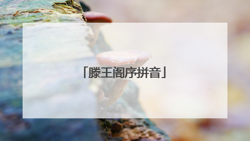 滕王阁序拼音