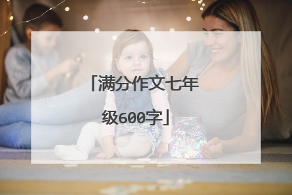 满分作文七年级600字