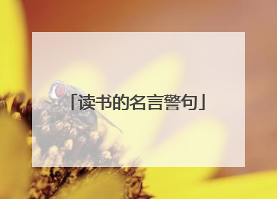 读书的名言警句