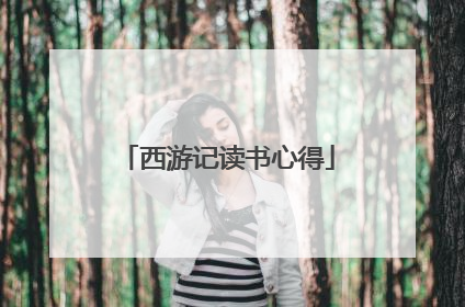 西游记读书心得