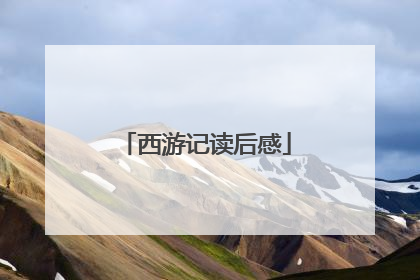 西游记读后感