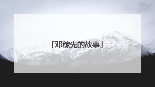 邓稼先的故事