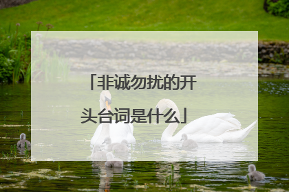 非诚勿扰的开头台词是什么