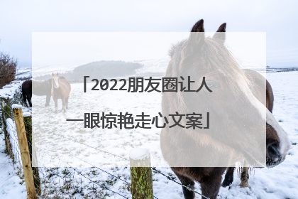 2022朋友圈让人一眼惊艳走心文案
