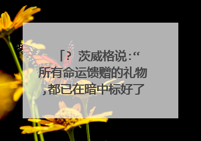 ? 茨威格说:“所有命运馈赠的礼物,都已在暗中标好了价格。”的意思？
