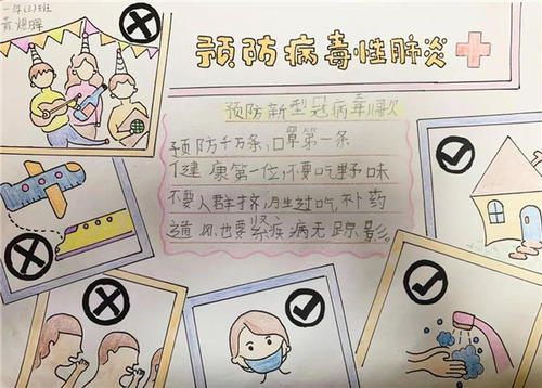 2020武汉加油中国加油手抄报_关于肺炎手抄报