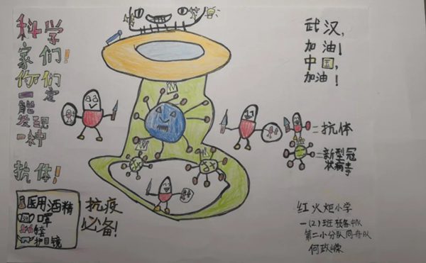 抗击肺炎疫情致敬逆行者的手抄报图片大全