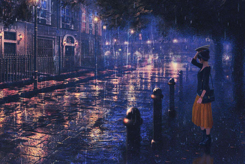 下雨天的心情说说伤感 下雨了想发个朋友圈